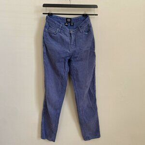 BDG Mom Rise Wale Cord Light Blue - Size 25 - 100% Cotton